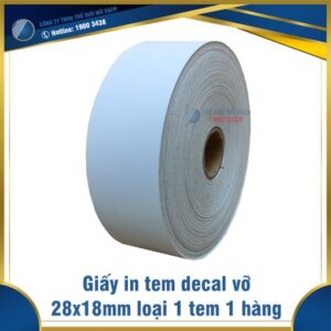 Decal vỡ - tem bể 28x18mm loại 1 tem 1 hàng