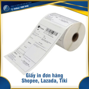 Giấy in đơn hàng Shopee - Lazada - Tiki