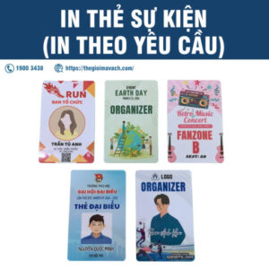 In thẻ đeo sự kiện theo yêu cầu