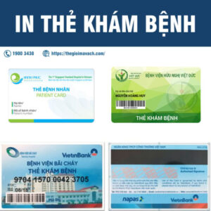 In thẻ khám bệnh cho bệnh viện - phòng khám theo yêu cầu