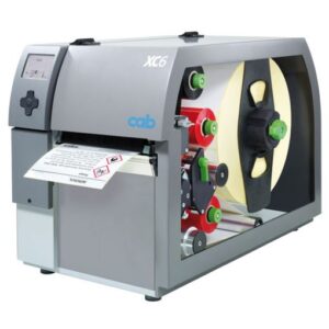 Máy in mã vạch Cab XC6 công nghiệp in 2 màu