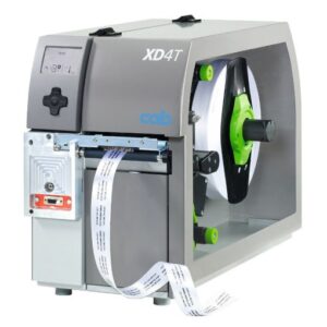 Máy in mã vạch Cab XD4T công nghiệp in nhãn vải 2 mặt
