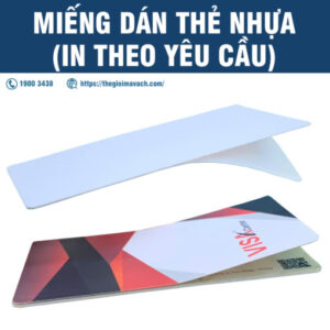 Miếng dán thẻ nhựa in theo yêu cầu