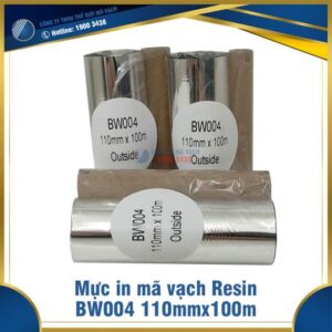 Mực in mã vạch Resin BW004 110mmx100m