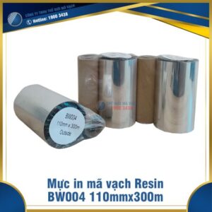Mực in mã vạch Resin BW004 110mmx300m