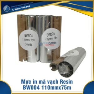 Mực in mã vạch Resin BW004 110mmx75m