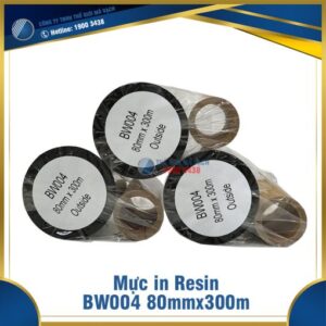 Mực in mã vạch Resin BW004 80mmx300m