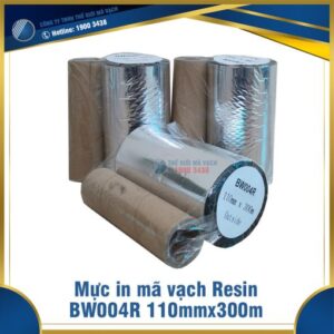 Mực in mã vạch Resin BW004R 110mmx300m