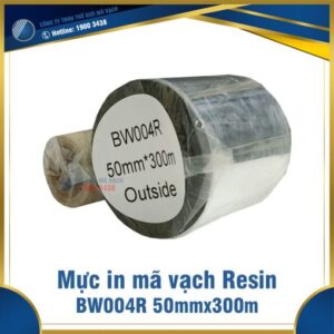 Mực in mã vạch Resin BW004R 50mmx300m