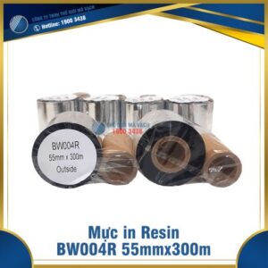 Mực in mã vạch Resin BW004R 55mmx300m