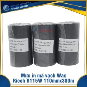 Mực in mã vạch Wax Ricoh B115W