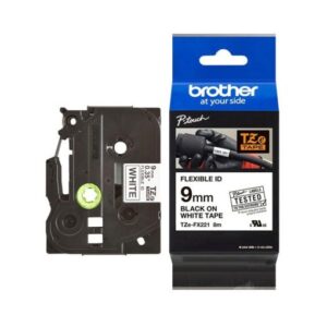 Nhãn in Brother TZe-FX221 siêu dẻo (9mm)