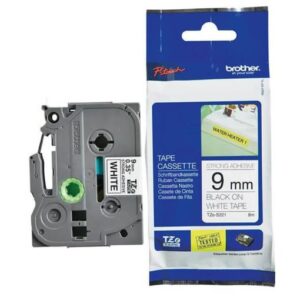 Nhãn in Brother TZe-S221 siêu dính (9mm)
