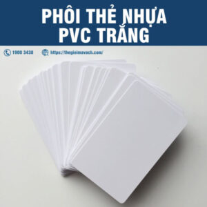 Phôi thẻ nhựa PVC trắng