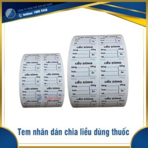 Tem chia liều thuốc