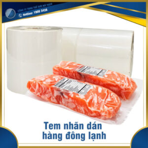 Tem nhãn dán hàng đông lạnh