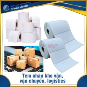 Tem nhãn kho bãi - vận chuyển - logistics