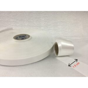 Tem nhãn vải Ruban NT003 1.5cm (15mm) cuộn 200m